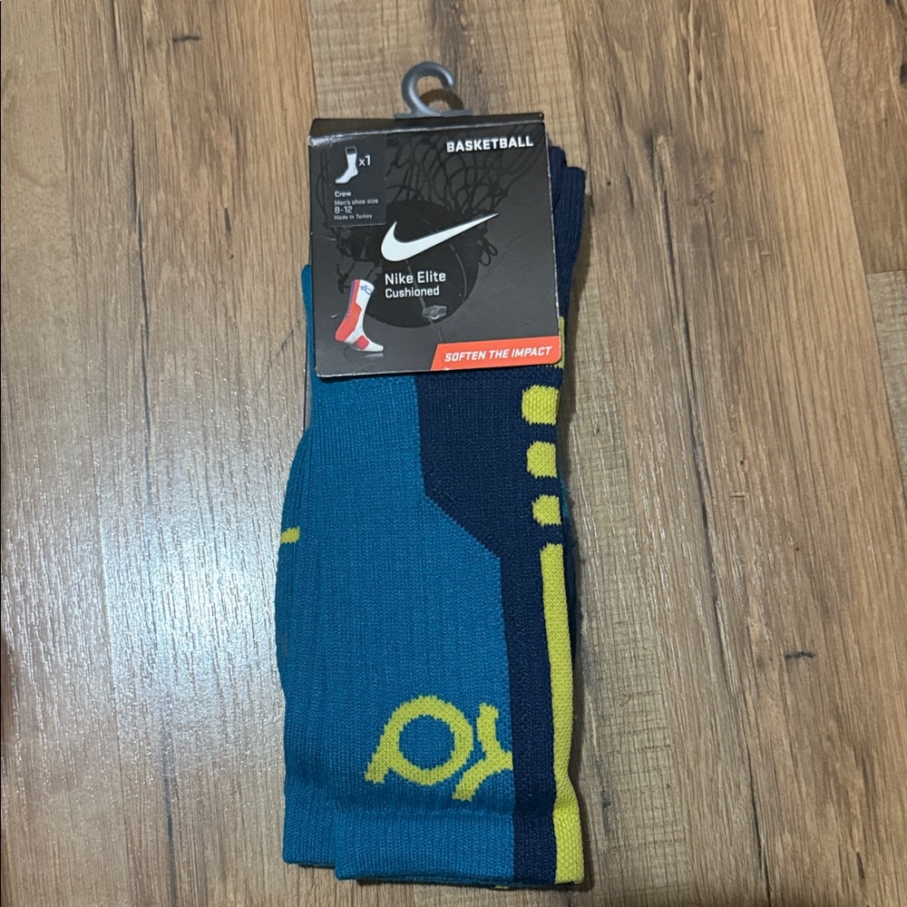 2013 Nike KD Elite Cushioned Basketball Dri-Fit Crew Socks